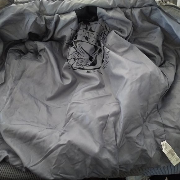 FOX ZIP UP JACKET WITH ZIPPERED POCKETS & REMOVABLE FUR HOOD IN WOMENS XL HTF - Picture 10 of 12